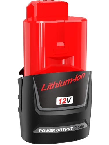 Batería-de-repuesto-BULL-TECH-12V-48-11-2425-de-2,5-AH-para-Milwaukee-m12,-compatible-con-todas-las-herramientas-Milwaukee-Power+-de-12-V.