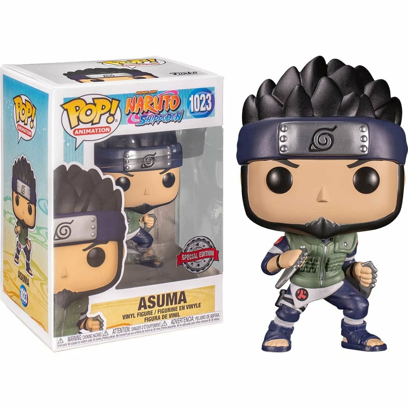 Funko Pop: Naruto: Shippuden - Asuma US Exclusivo Pop! Vinyl