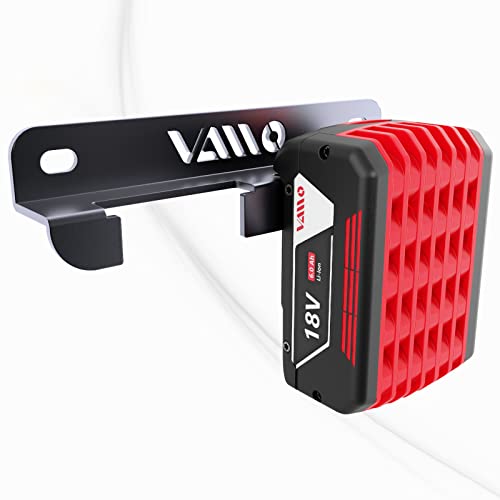 Soporte-para-batería-Bosch-de-18-V-compatible-con-VAIIO,-ranuras-reforzadas-de-hierro-forjado-para-baterías,-organizador-de-pared-para-baterías-Stealth,-almacenamiento-en-garaje,-talleres,-estanterías-y-estuches.