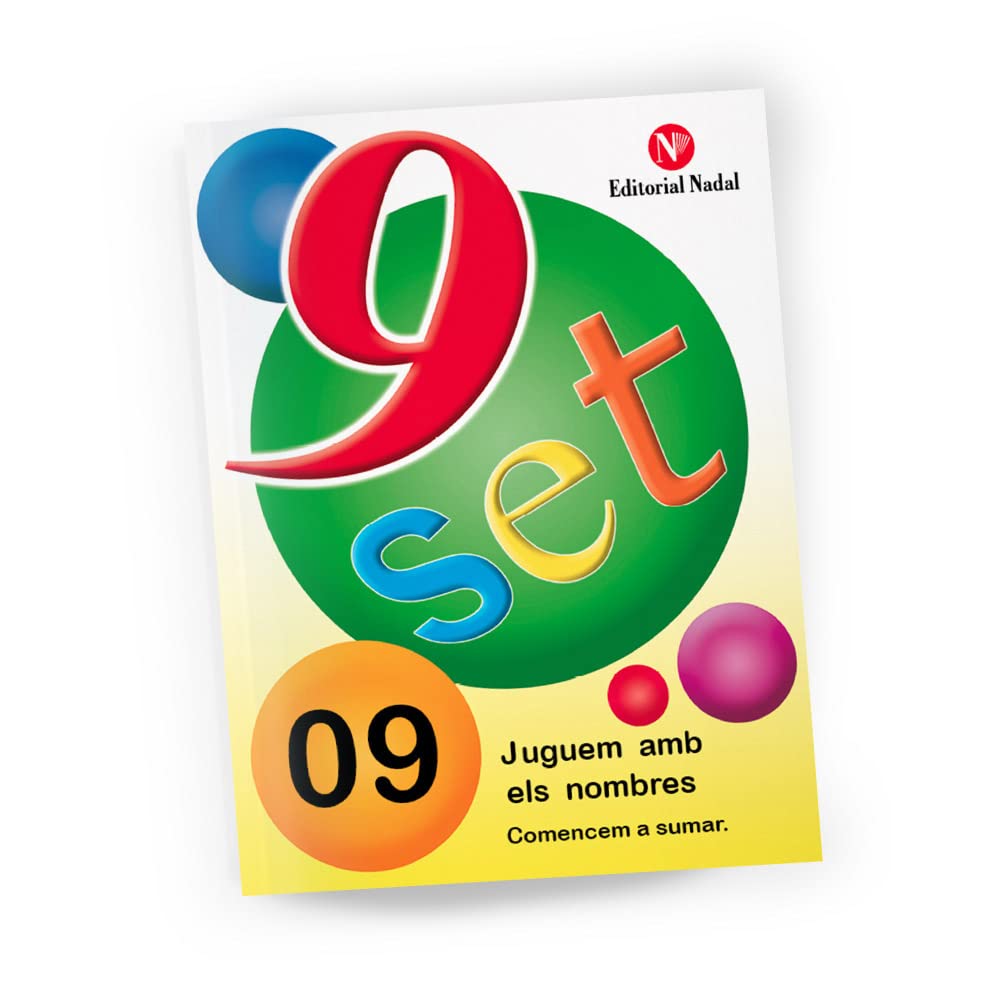 Libro: Nou-set juguem amb els nombres 09 - Comencem a sumar. Quadern matemàtiques. Ed. Infantil.