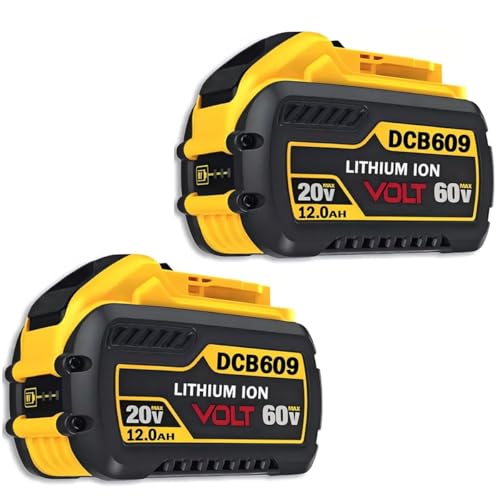 Xmenany---Batería-de-repuesto-de-12,0-Ah,-20-V/60-V,-para-DEWALT-60-V-Flex-Volt-MAX-DCB606-DCB609-DCB612,-compatible-con-herramientas-DeWalt-20-V/60-V-(paquete-de-2)