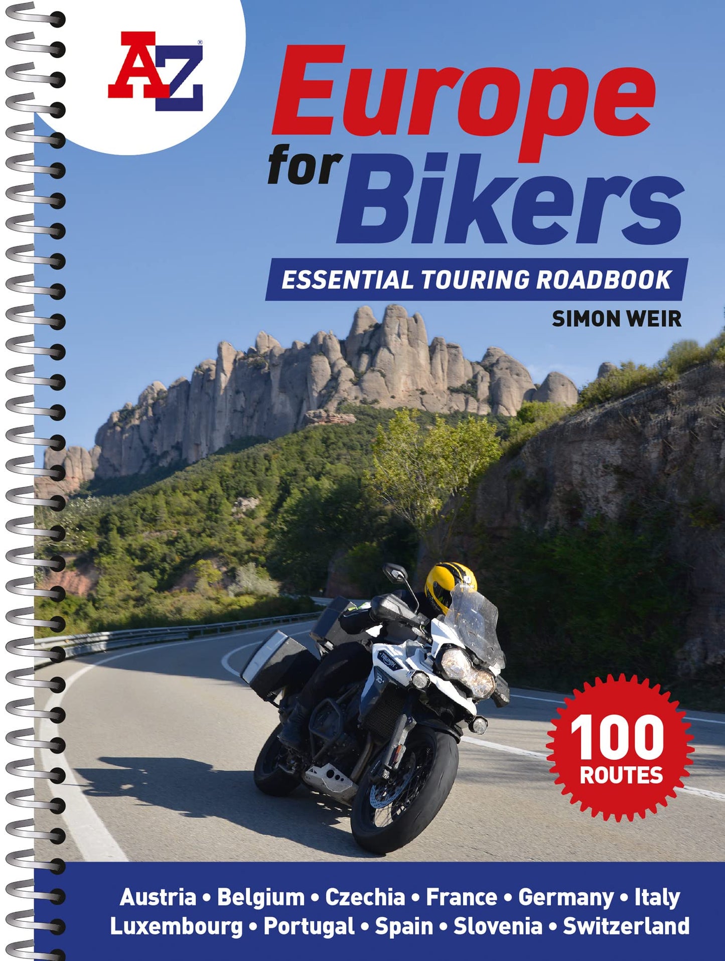Libro: A-Z Europe for Bikers: 100 scenic routes around Europe