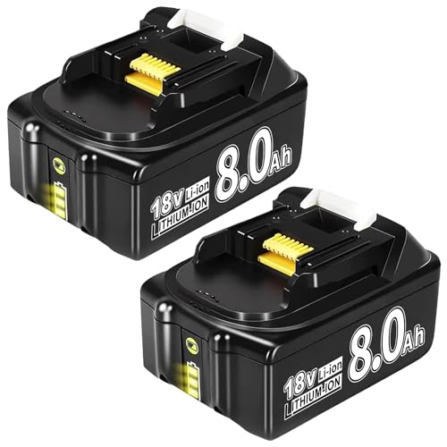 Batería-de-repuesto-Dxotovs-2X-18V-8.0Ah/8000mAh-para-Makita-18v,-compatible-con-baterías-Makita-18v-BL1860,-BL1820,-1830B-y-1840B-(2X)