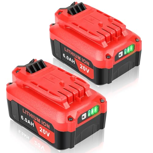 Batería-de-repuesto-Stairlie-(2-unidades,-20-V,-6-Ah,-120-Wh)-para-Craftsman-V20,-batería-de-litio-CMCB205,-compatible-con-herramientas-eléctricas-inalámbricas-CMCB204,-CMCB206,-CMCB202-y-CMCB201-de-20-V,-actualización-de-alto-rendimiento.