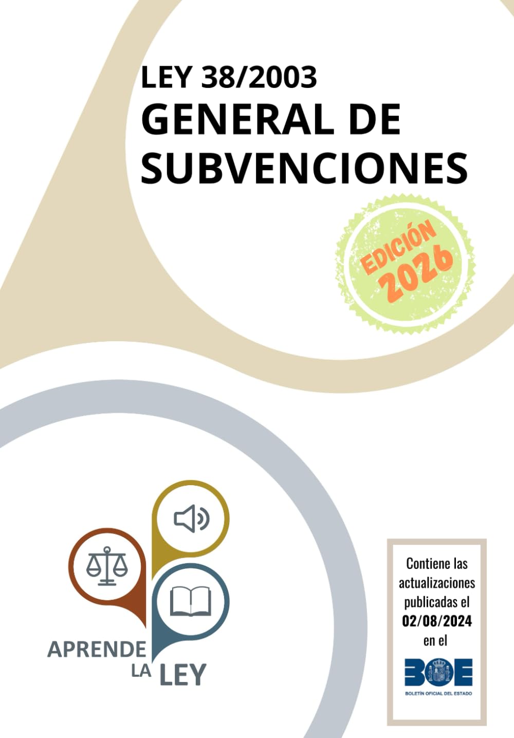 Libro: Ley 38/2003 General de Subvenciones