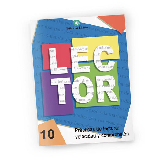 Cuaderno Lector 10. Velocidad y comprensión lectora. Ed. Primaria.: Letra De Imprenta 10