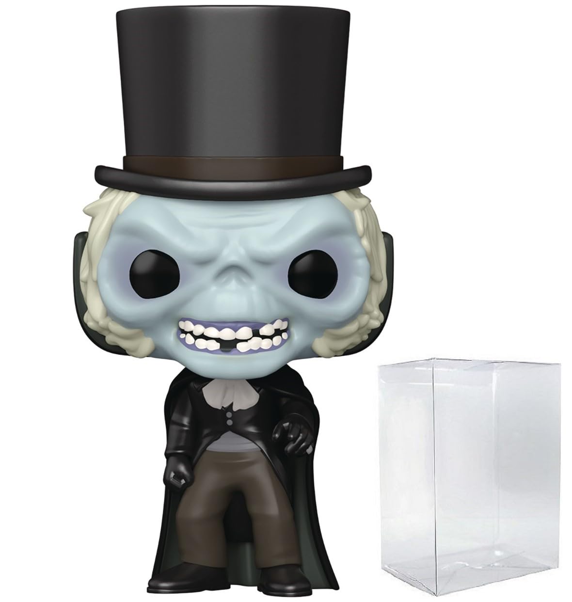Funko Pop: POP Disney: Haunted Mansion (Movie) - Hatbox Ghost Funko Figura de Vinilo (Bundled with Compatible Box Protector Case), Multicolored, 3.75 Pulgadas