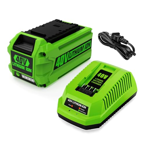 Energup-6.5Ah-40Volt-29472-29462-Reemplazo-para-batería-Greenworks-de-40V-y-cargador-29482,-para-herramientas-G-MAX-de-40Volt-29252-20202-22262,-con-cargador-Greenworks-de-40V