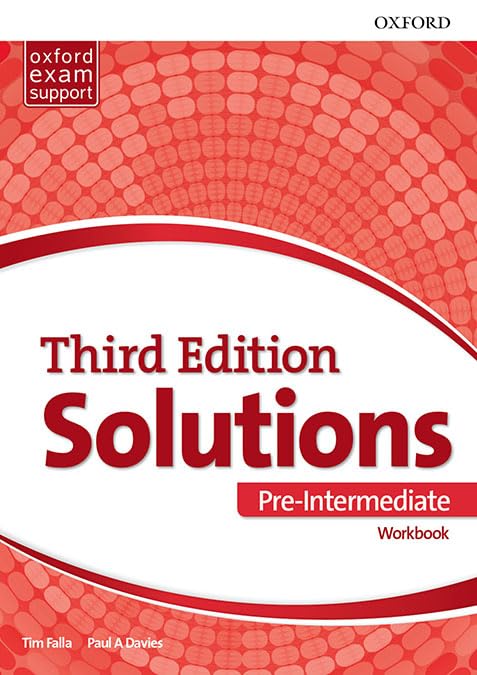 Libro: Solutions 3rd Edition Pre-Intermediate. Workbook Pk