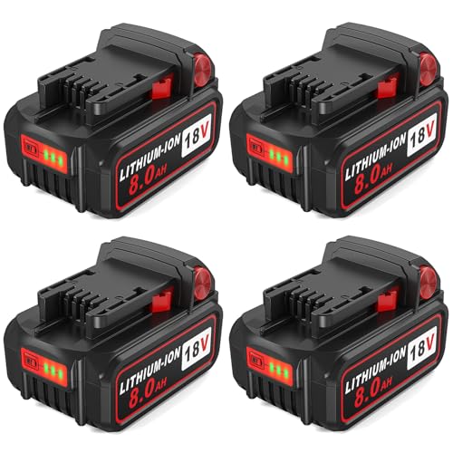 Batería-de-repuesto-de-alta-demanda-YongerTool-de-18-V-y-8-Ah,-compatible-con-baterías-de-litio-Milwaukee-m18-48-11-1880-y-48-11-1850-(paquete-de-4)