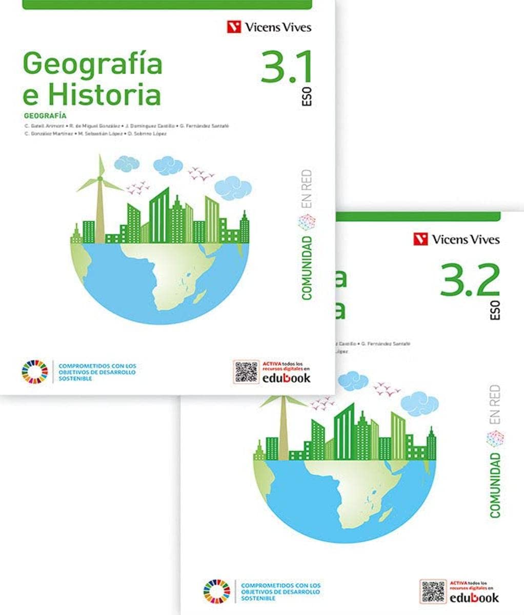 Libro: GEOGRAFIA E HISTORIA 3 (3.1-3.2)(COMUNIDAD EN RED) - 9788468284774