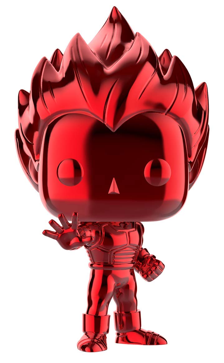 Funko Pop! Animación: Dragon Ball Z - Super Saiyan Vegeta (Red Chrome) #154 - 2019 SDCC Shared Exclusivo