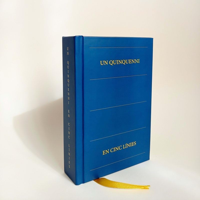 Libro: Un quinquenni en cinc línies