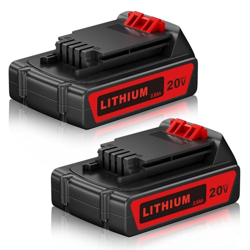 VANTTECH---Paquete-de-2-baterías-de-litio-LBXR20-de-20-V-y-2,5-Ah-para-Black-&-Decker-(20-V)-LB20,-LBX20,-LBXR20-OPE,-LBXR2020-OPE,-LB2X4020-OPE,-LBXR20B-2,-LST220-y-LST300.