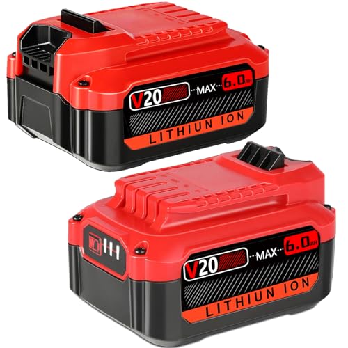 Batería-NSTTYK-CMCB204-de-6,0-Ah-y-20-V-para-Craftsman-V20-CMCB202-CMCB204-CMCB206,-para-todas-las-herramientas-inalámbricas-V20*-CMCD700C1-CMCK700D2-CMCV002B-CMCG400B-CMCS600B-CMCK401D2-(paquete-de-2-baterías-V20-de-6000-mAh)