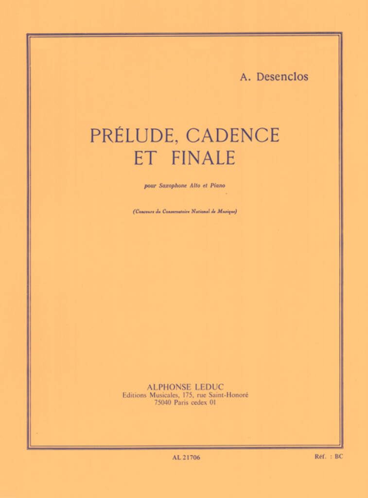 Libro: Alfred desenclos: prelude, cadence et finale