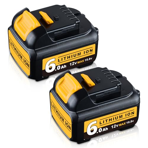 Paquete-de-2-baterías-de-iones-de-litio-DCB120-de-6000-mAh-de-repuesto-para-Dewalt-12-V-Max,-compatible-con-Dewalt-12-Volt-Max-DCB124-DCB126-DCB127-DCB122-DCB125-y-cargador.