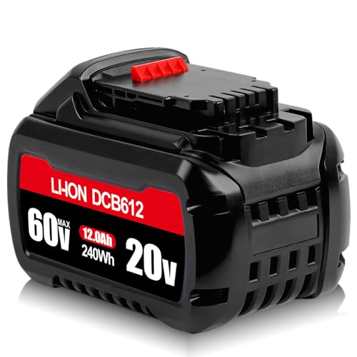 Batería-de-repuesto-NEPOWILL-de-20-V/60-V-y-12,0-Ah-para-DeWalt-de-60-V.-Compatible-con-DeWalt-Flexvolt-DCB606,-DCB609,-DCB206,-DCB204,-DCB180-y-DCB200.-Compatible-con-herramientas-inalámbricas-DeWalt-de-20-V/60-V/120-V.
