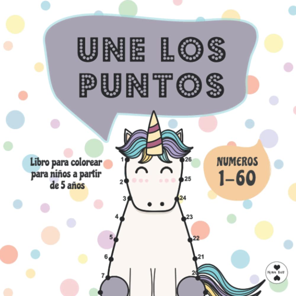 Libro: Une los puntos: Libro para colorear para niños a partir de 5 años (Spanish Edition)