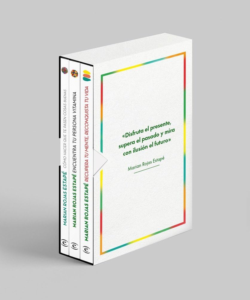 Libro: Estuche Marian Rojas Estapé: Cómo hacer que te pasen cosas buenas + Encuentra tu persona vitamina + Recupera tu mente, reconquista tu vida (Espasa Crecimiento personal)