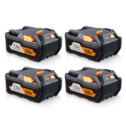 FERRYBOAT-R840087-7.0Ah-Reemplazo-para-Ridgid-18V-R840087-R840083-R840086-R840085-R840084-AC840085-AC840086-AC840087P-AC840089-Batería-de-litio-Herramienta-eléctrica-(4-paquetes)