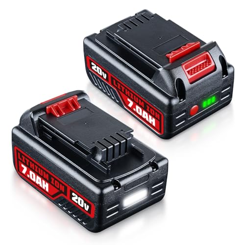 Batería-de-repuesto-de-litio-2P-de-7000-mAh-para-Black-and-Decker-de-20-V-(LBXR20,-LBXR20-OPE,-LB20,-LBX20,-LBX4020,-LB2X4020-OPE).-Compatible-con-las-baterías-de-litio-de-20-V-de-Black-and-Decker-(LST220-y-LST300).