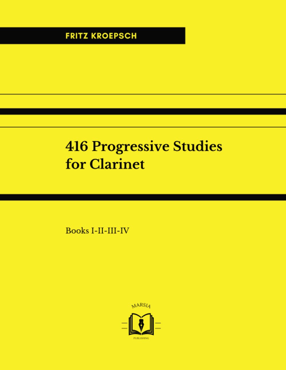 Libro: 416 Progressive Studies for Clarinet: Books I-II-III-IV