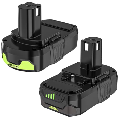 Paquete-de-2-baterías-de-repuesto-de-iones-de-litio-de-3,0-Ah-compatibles-con-herramientas-inalámbricas-Ryobi-ONE+-de-18-V-Max-P102,-P108,-P103,-P105,-P107,-P109-y-P104.
