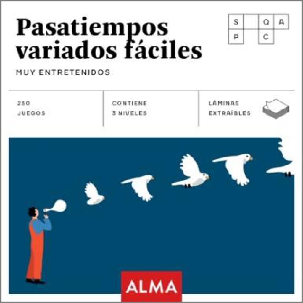 Libro: Pasatiempos variados fáciles muy entretenidos
