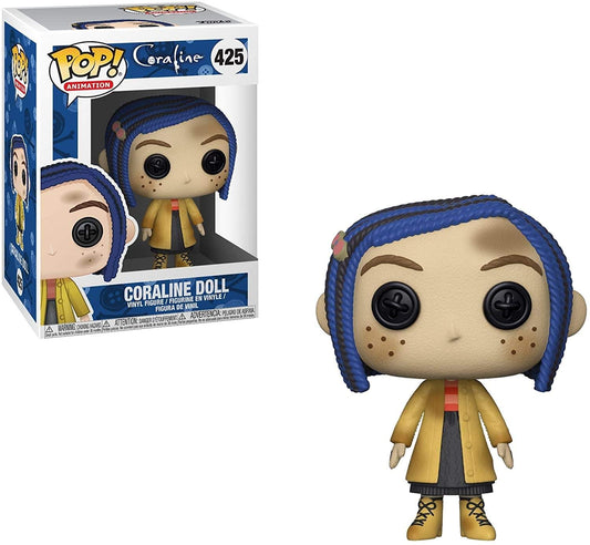 Funko Pop Movies: Coraline - Coraline As A Doll Collectible Figura, Multicolor