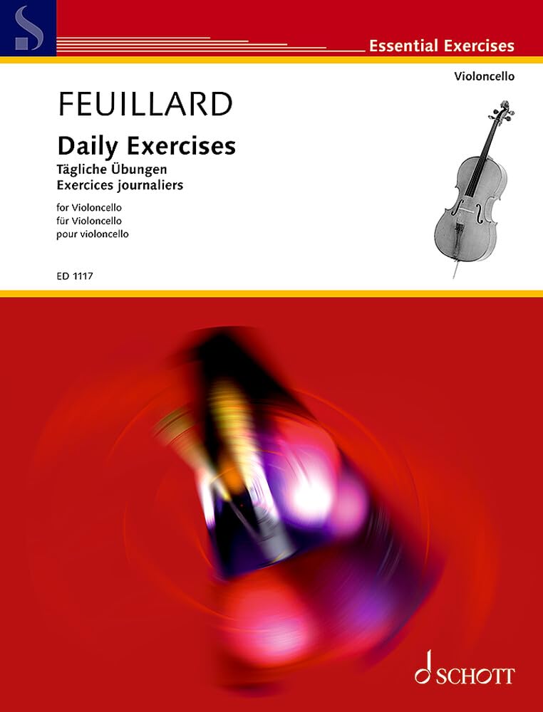 Libro: LOUIS R. FEUILLARD : DAILY EXERCISES - EXERCICES JOURNALIERS - VIOLONCELLE