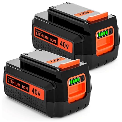 Paquete-de-2-baterías-de-repuesto-LBX2040-de-40-V-y-3,0-Ah,-compatibles-con-herramientas-inalámbricas-Black-&-Decker-de-40-V-(Litio,-LBX2040,-LBXR36,-LBXR2036,-LST540,-LCS1240,-LBX1540,-LST136W,-LST136,-LHT2436,-LBX1540)-(Amarillo)