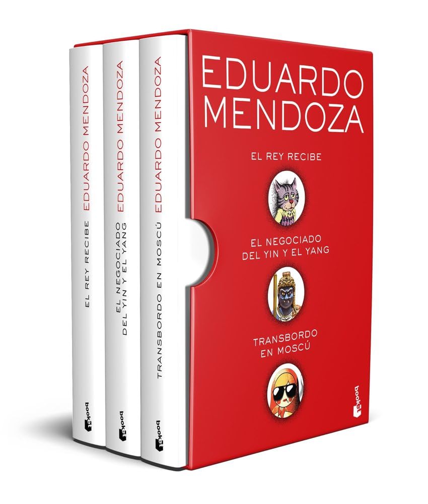 Libro: Estuche Eduardo Mendoza: El rey recibe / El negociado del yin y el yang / Transbordo en Moscú