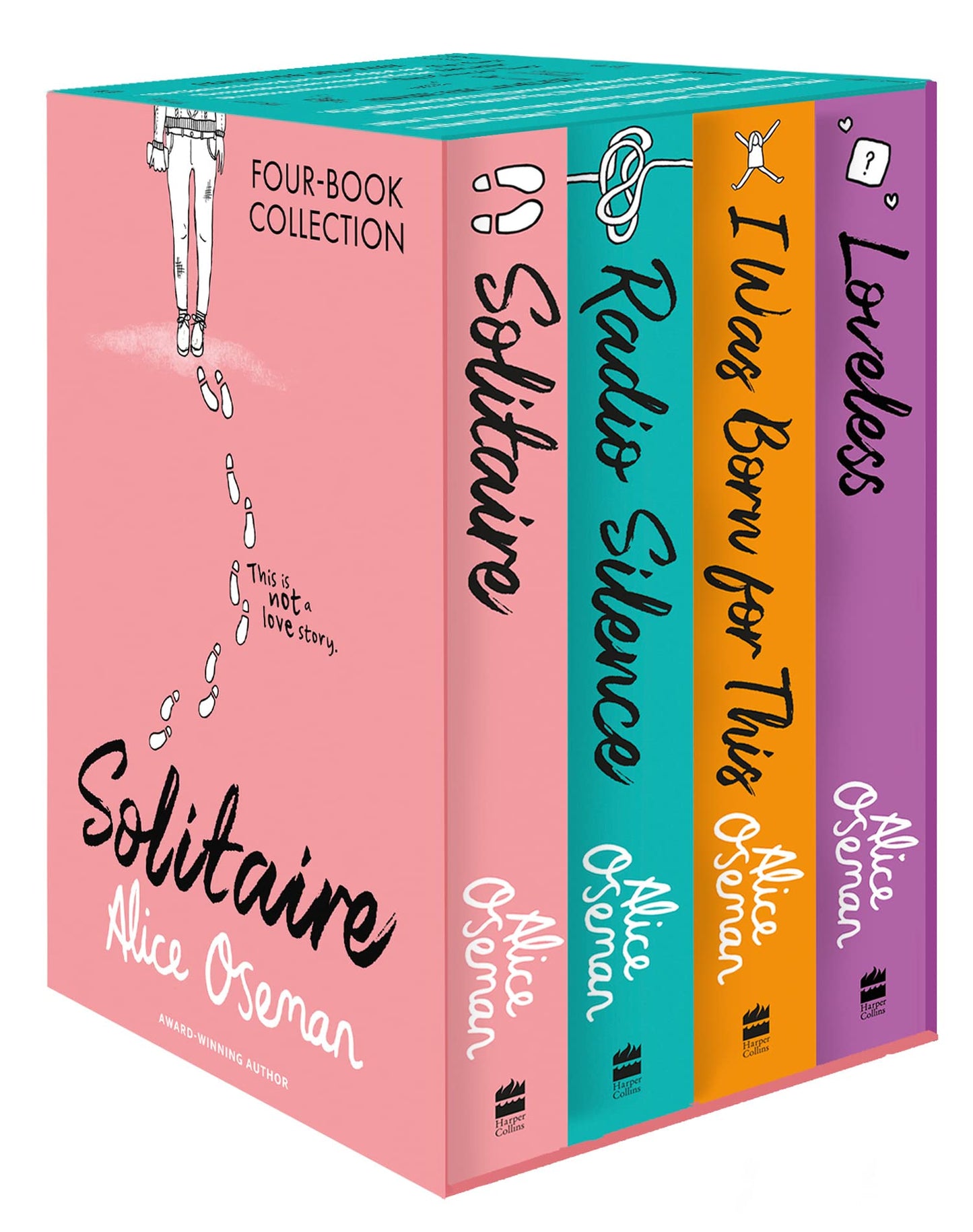 Libro: Alice Oseman Four-Book Collection Box Set (Solitaire, Radio Silence, I Was Born For This, Loveless): TikTok made me buy it! From the YA Prize winning author and creator of Netflix series HEARTSTOPPER