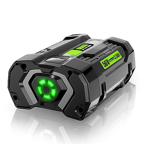 Batería-de-iones-de-litio-POWITEC-nueva-de-56-V-y-3500-mAh,-compatible-con-EGO-Power+-BA1400,-BA2800,-BA1400T,-batería-de-iones-de-litio-de-3,5-Ah,-compatible-con-el-paquete-de-baterías-de-herramientas-inalámbricas-EGO-Power+.