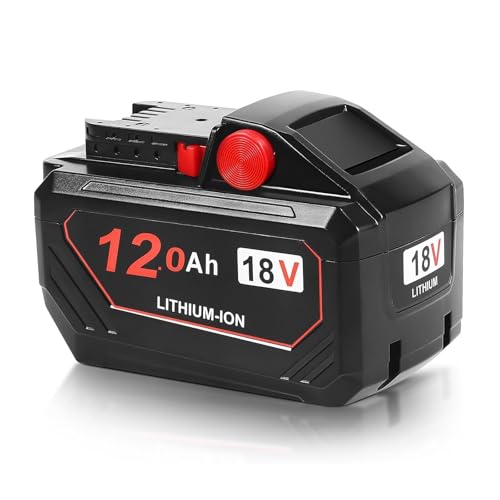 Batería-de-repuesto-Lomrige-de-18-V-para-Milwaukee-M18,-12,0-Ah,-alta-potencia,-compatible-con-herramientas-eléctricas-inalámbricas-48-11-1850,-48-11-1840,-48-11-1852-y-más.