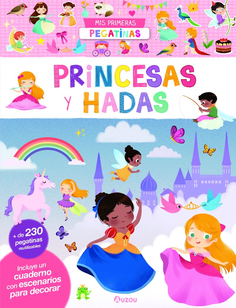 Libro: Mi primer libro de pegatinas. Princesas y hadas