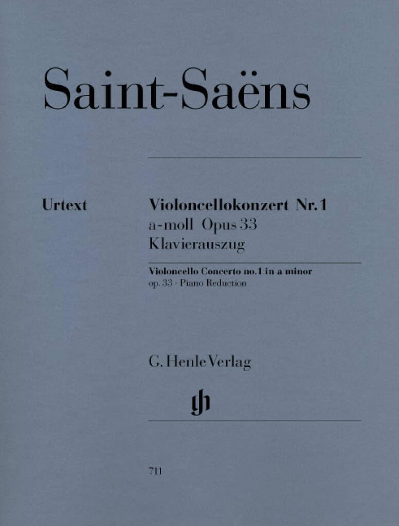 Libro: Concerto for Violoncello and Orchestra A Minor Op. 33, No. 1 (Multilingual Edition)
