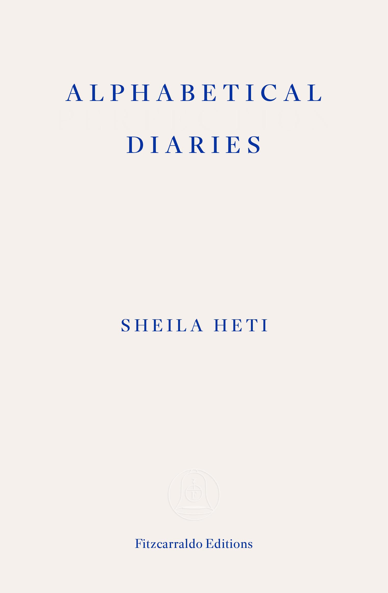 Libro: Alphabetical Diaries