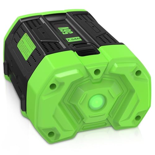 Batería-de-litio-de-repuesto-de-56-V-y-7,5-Ah-para-EGO-(56-V),-compatible-con-baterías-EGO-de-56-voltios-(7500-mAh,-BA2800,-BA4200,-CS1604,-CS1804,-CS1403,-HT2400,-LB6504,-LB5804,-LB6500,-LB4800,-PH1400),-herramienta-eléctrica-inalámbrica-(verde).