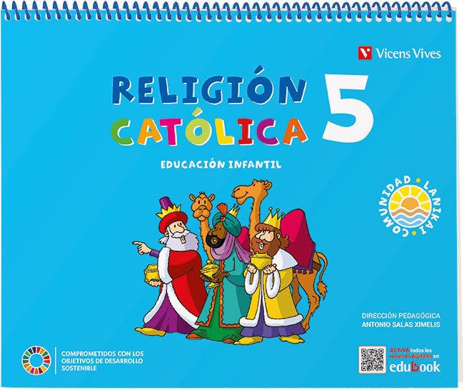 Libro: RELIGION CATOLICA 5 AÑOS (COMUNIDAD LANIKAI)