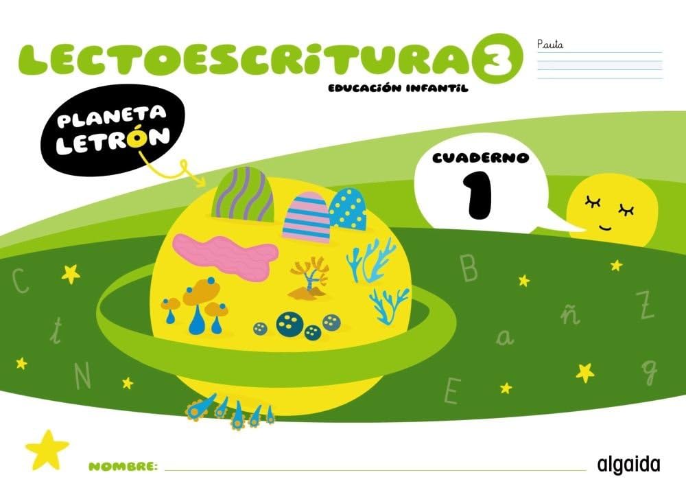 Libro: Planeta Letrón. Lectoescritura. Nivel 3. Cuaderno 1. Pauta