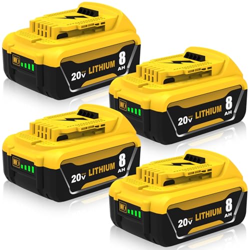 Batería-de-repuesto-DCB208-de-8,0-Ah-para-Dewalt-de-20-V-(ion-de-litio),-compatible-con-Dewalt-20-V-Max,-DCB200,-DCB201,-DCB203,-DCB207,-DCB206,-DCD/DCF/DCG/DCS-(amarillo)