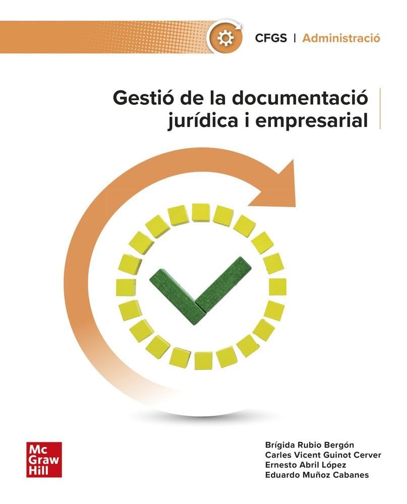 Libro: Gestió de la documentació jurídica i empresarial