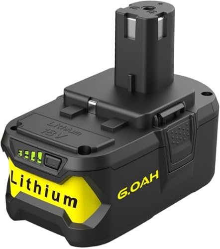 Batería-P108-de-6,0-Ah-de-la-marca-ELECtrysium,-repuesto-para-batería-de-litio-Ryobi-de-18-voltios-P102-P103-P104-P105-P107-P109-P122,-herramienta-inalámbrica-para-taladro-Ryobi.