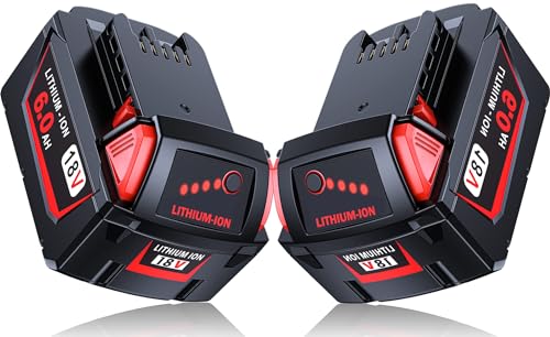 Paquete-de-2-baterías-LONG-FIT-|-Batería-de-18-voltios-y-6,0-Ah,-compatible-con-el-cargador-de-batería-M-18-y-herramientas-eléctricas-inalámbricas-de-18-V-(48-11-1860)