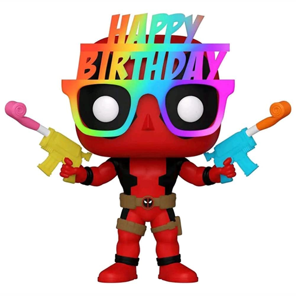 Funko Pop: POP Funko 54687 Deadpool Birthday Glasses Deadpool 30th Anniversary Figura de Vinilo #783