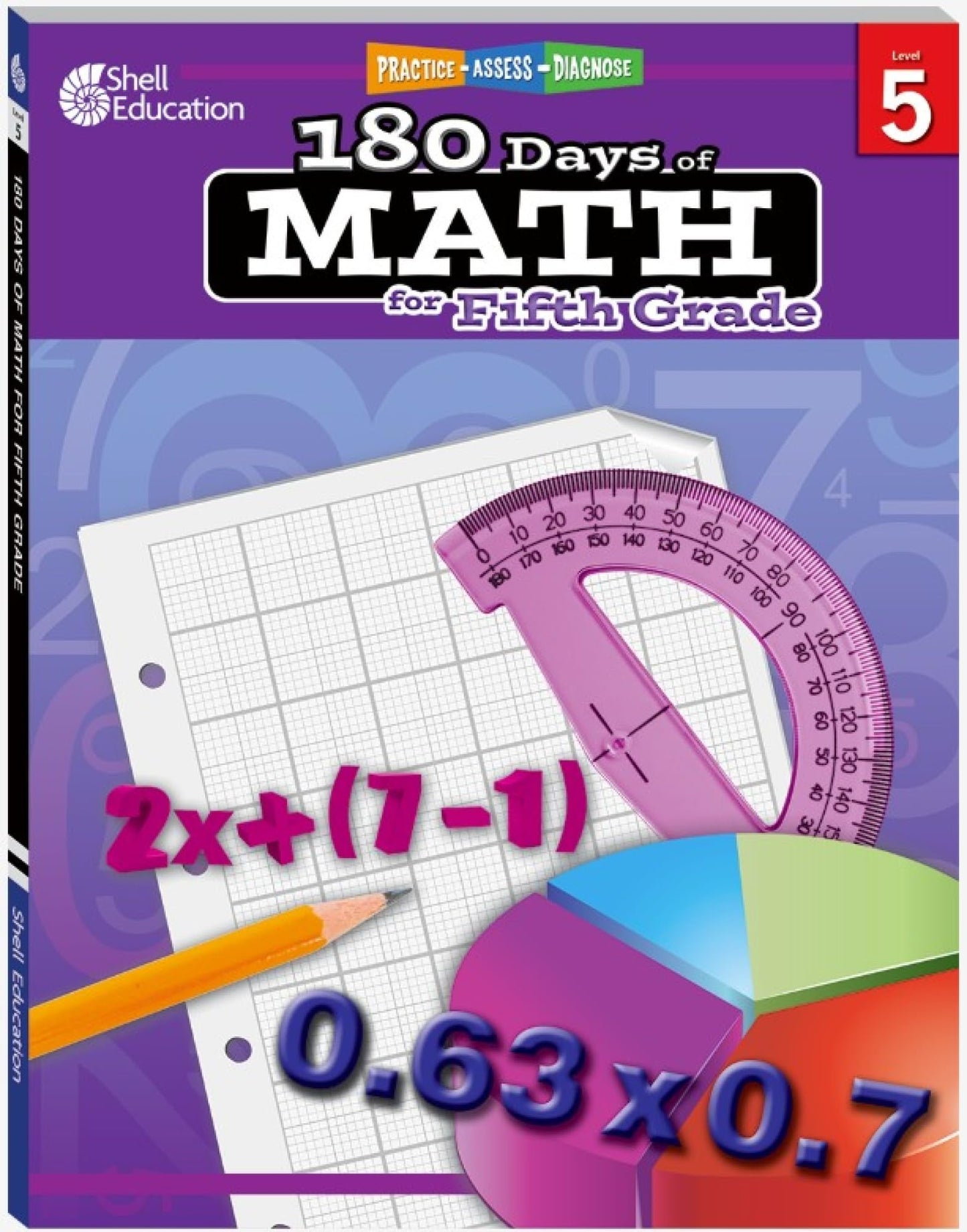 Libro: Shell Education 180 Days of Math for Fifth Grade