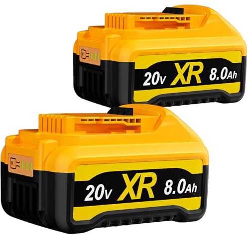 JUNWOOD---Batería-de-repuesto-para-Dewalt-20-V-máx.,-8,0-Ah,-litio-máx.-XR,-herramientas-inalámbricas-DCB180,-DCB205,-DCB206,-DCB206-2,-DCB200,-DCB204,-DCB203,-DCB201,-DCB207-(paquete-de-2)