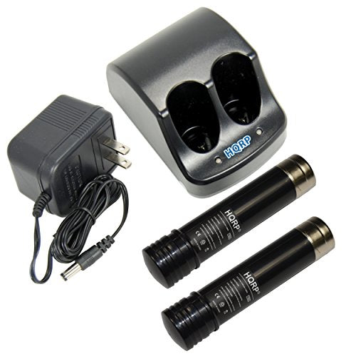 Cargador-de-batería-HQRP-y-dos-baterías-compatibles-con-herramientas-eléctricas-Black-&-Decker-3.6V-Versapak-VP100-VP110-22-4040-22-4035-VP130-VP100C-VP105C-VP110C-152370-03